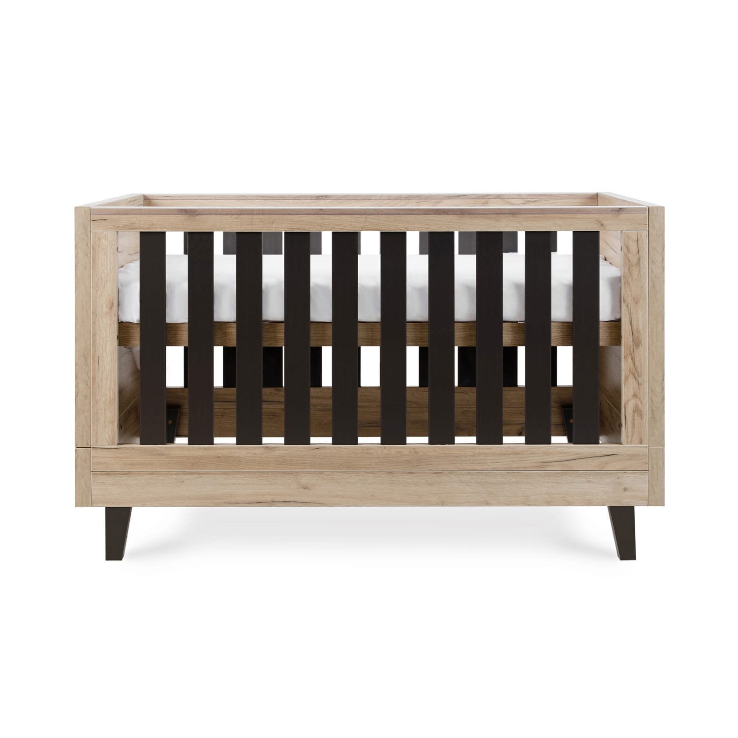 Tutti bambini como cot bed distressed oak slate grey (8)