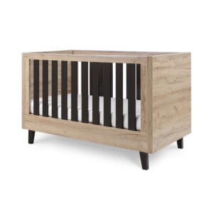 Tutti bambini como cot bed distressed oak slate grey (9)