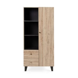 Tutti bambini como wardrobe distressed oak slate grey (3)
