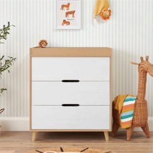 Tutti bambini fika 3 piece room set white light oak (5)