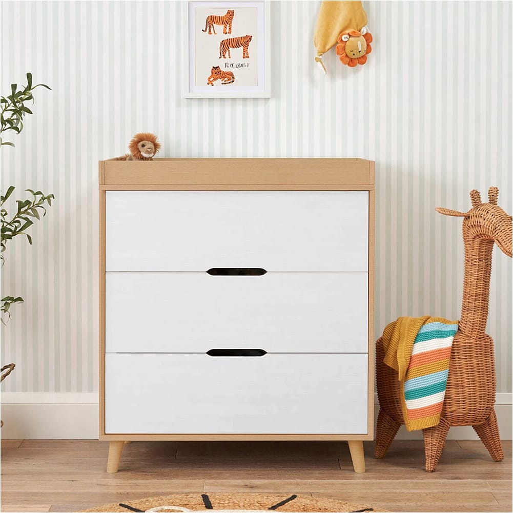 Tutti bambini fika mini 3 piece room set white light oak (5)