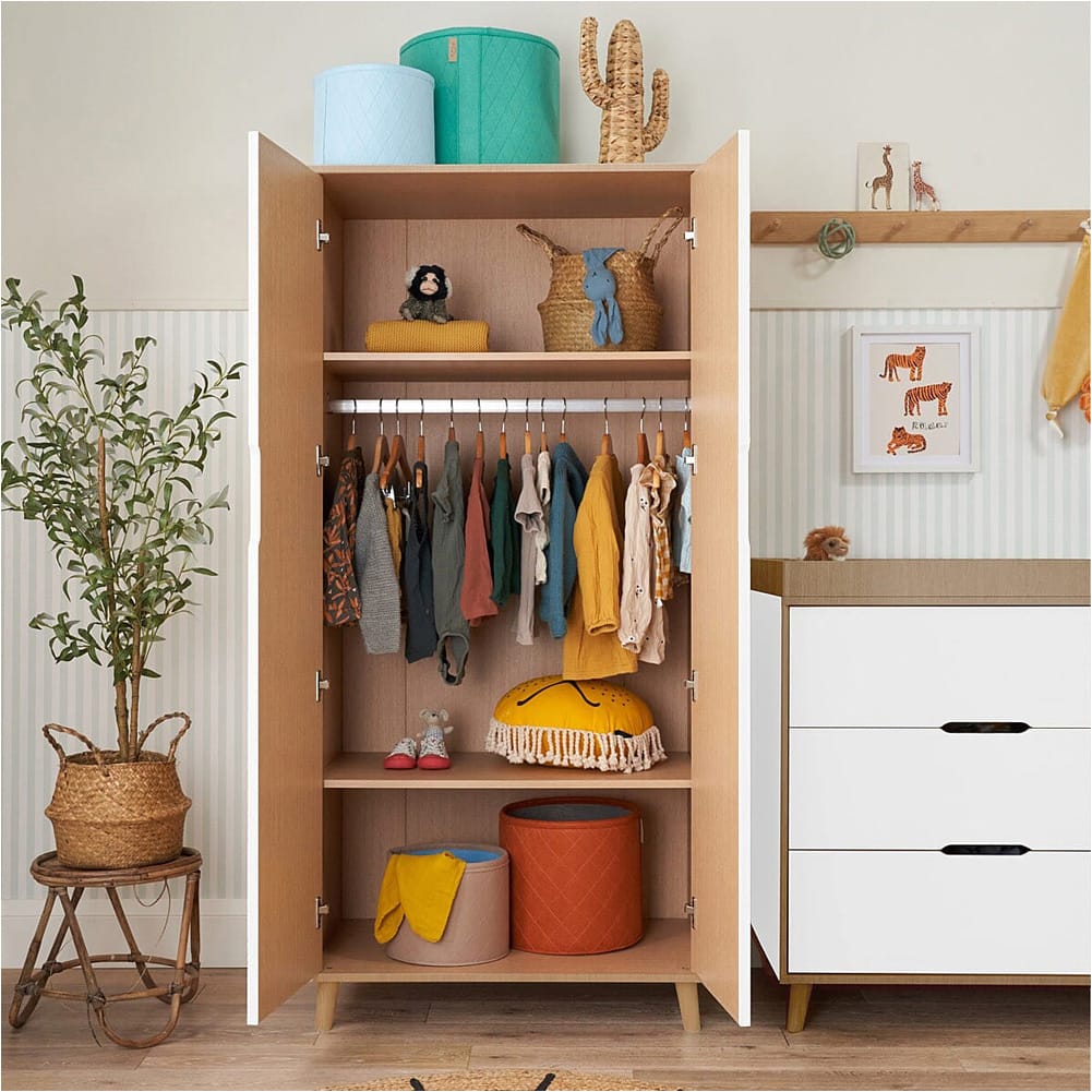 Tutti bambini fika mini 3 piece room set white light oak (6)