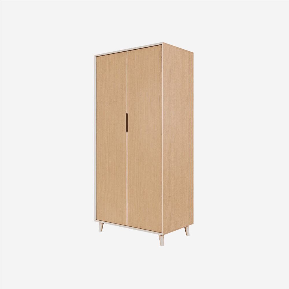 Tutti bambini fika wardrobe light oak white sand (1) 1