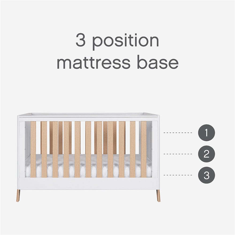 Tutti bambini fuori 3 piece roomset white light oak (2)