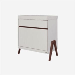 Tutti bambini fuori chest changer white sand warm walnut (1) 1