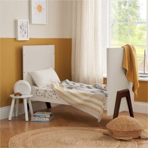 Tutti bambini fuori mini cot bed white sand warm walnut (3)