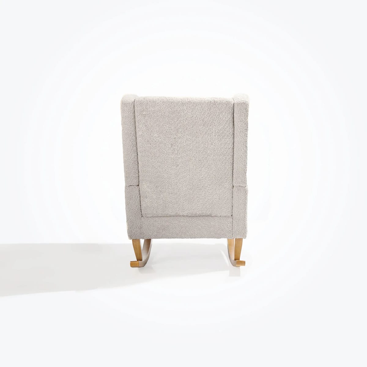 Tutti bambini harper wingback rocking chair & foot stool teddy mushroom (8)