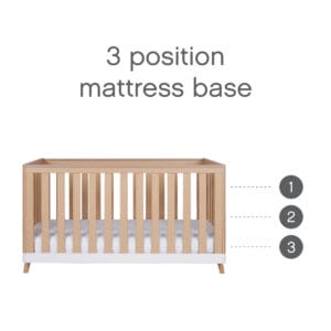 Tutti bambini hygge 2 piece room set white & light oak (3)