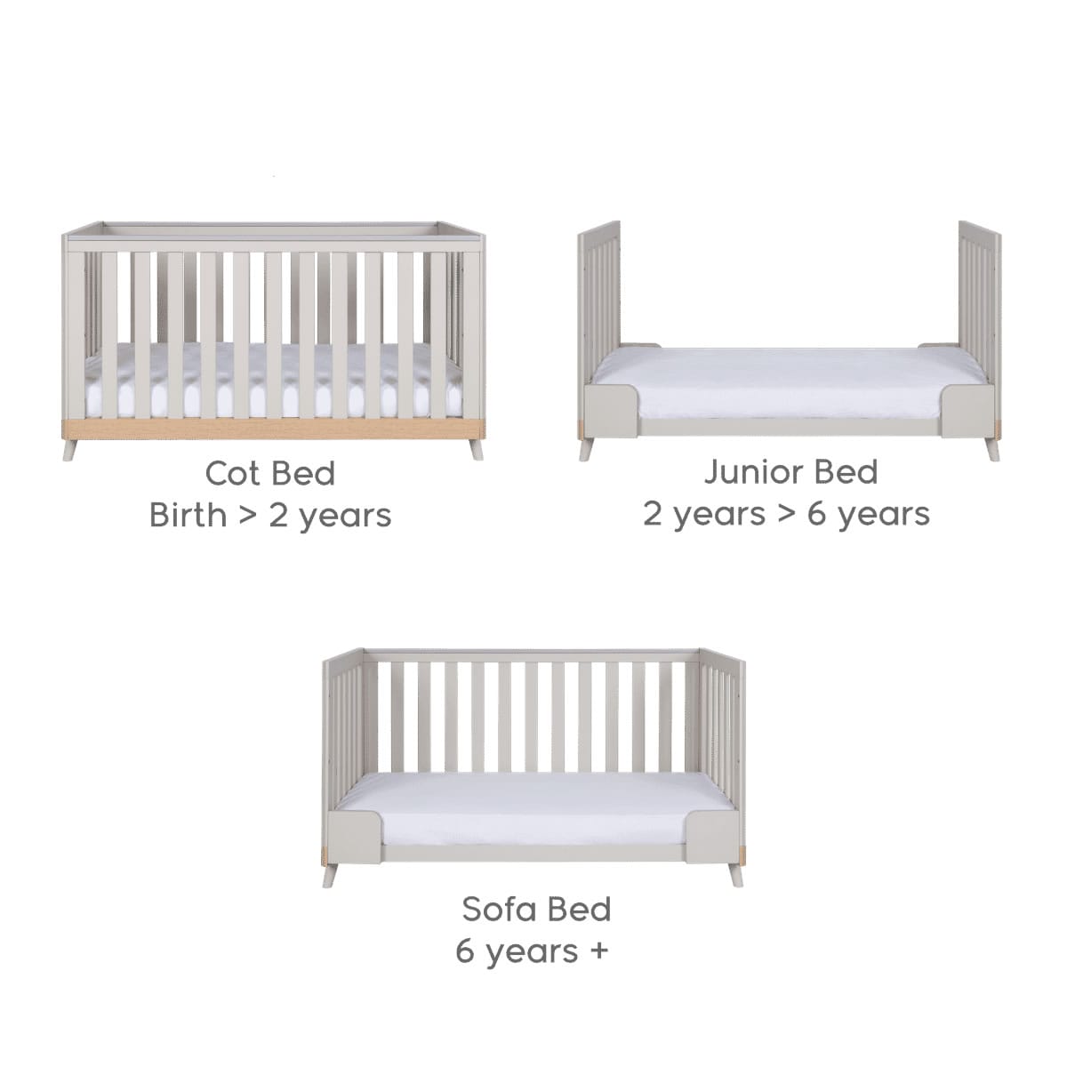 Tutti bambini hygge 3 piece room set light oak & white (3)