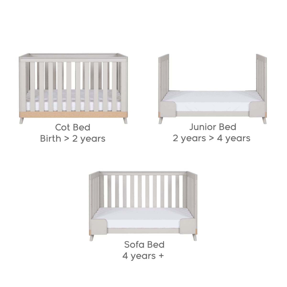 Tutti bambini hygge mini 3 piece room set light oak white (3)