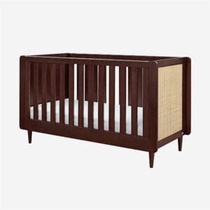 Tutti bambini japandi cot bed warm walnut (1) 1