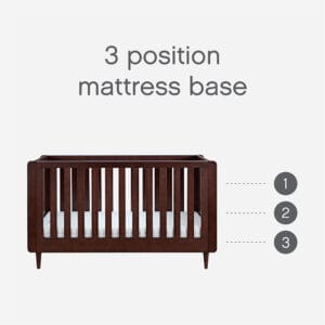Tutti bambini japandi cot bed warm walnut (2) 1