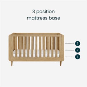 Tutti bambini japandi mini cot bed light oak (6)