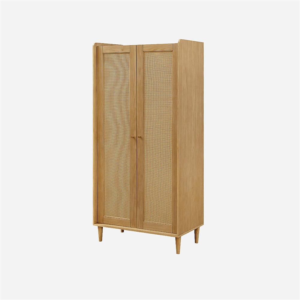 Tutti bambini japandi wardrobe light oak (2)