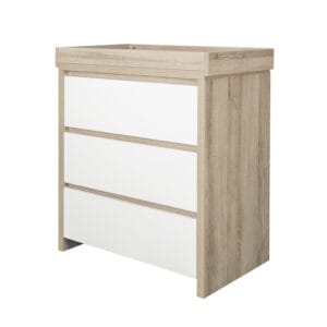 Tutti bambini modena 2 piece room set white oak (2)