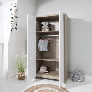 Tutti bambini modena 3 piece room set white oak (24)