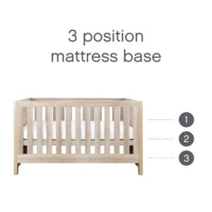 Tutti bambini modena 3in1 cot bed oak (4)