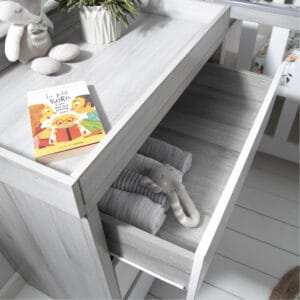 Tutti bambini modena chest changer grey ash white (10)