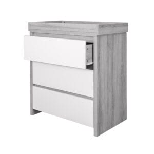Tutti bambini modena chest changer grey ash white (7)
