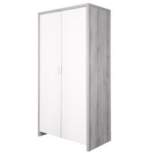 Tutti bambini modena wardrobe grey ash and white (1)