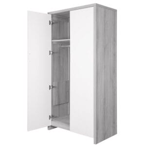 Tutti bambini modena wardrobe grey ash and white (3)