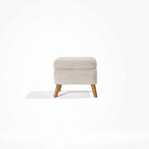 Tutti bambini oscar luxe rocking chair & foot stool teddy mushroom (2)