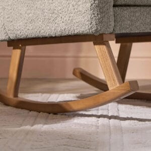 Tutti bambini oscar luxe rocking chair & foot stool teddy mushroom (4)