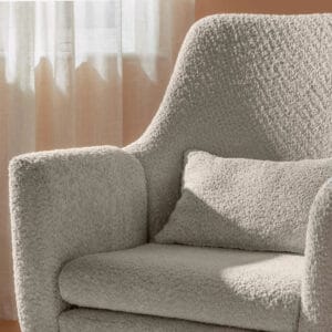 Tutti bambini oscar luxe rocking chair & foot stool teddy sage (4)