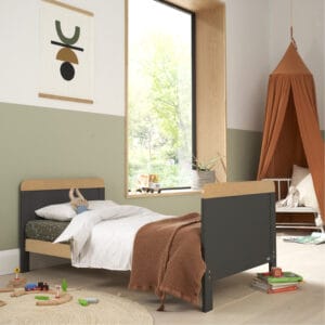 Tutti bambini rio 2 piece room set slate grey honey oak (4)