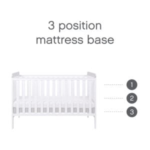 Tutti bambini rio 2 piece room set white dove grey (3)