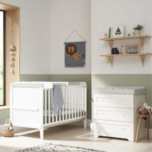 Tutti Bambini Rio 2 Piece Room Set - White/Dove Grey