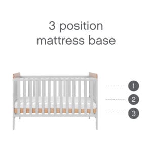 Tutti bambini rio 3 piece room set dove grey honey oak (3)