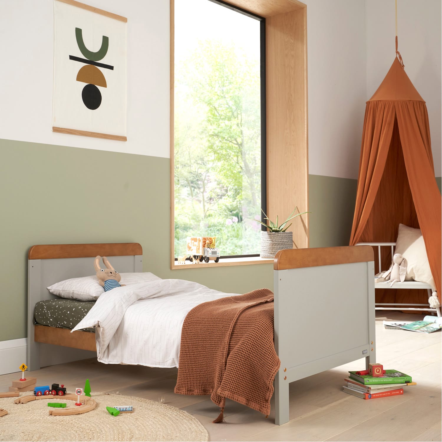 Tutti bambini rio 3 piece room set dove grey honey oak (4)