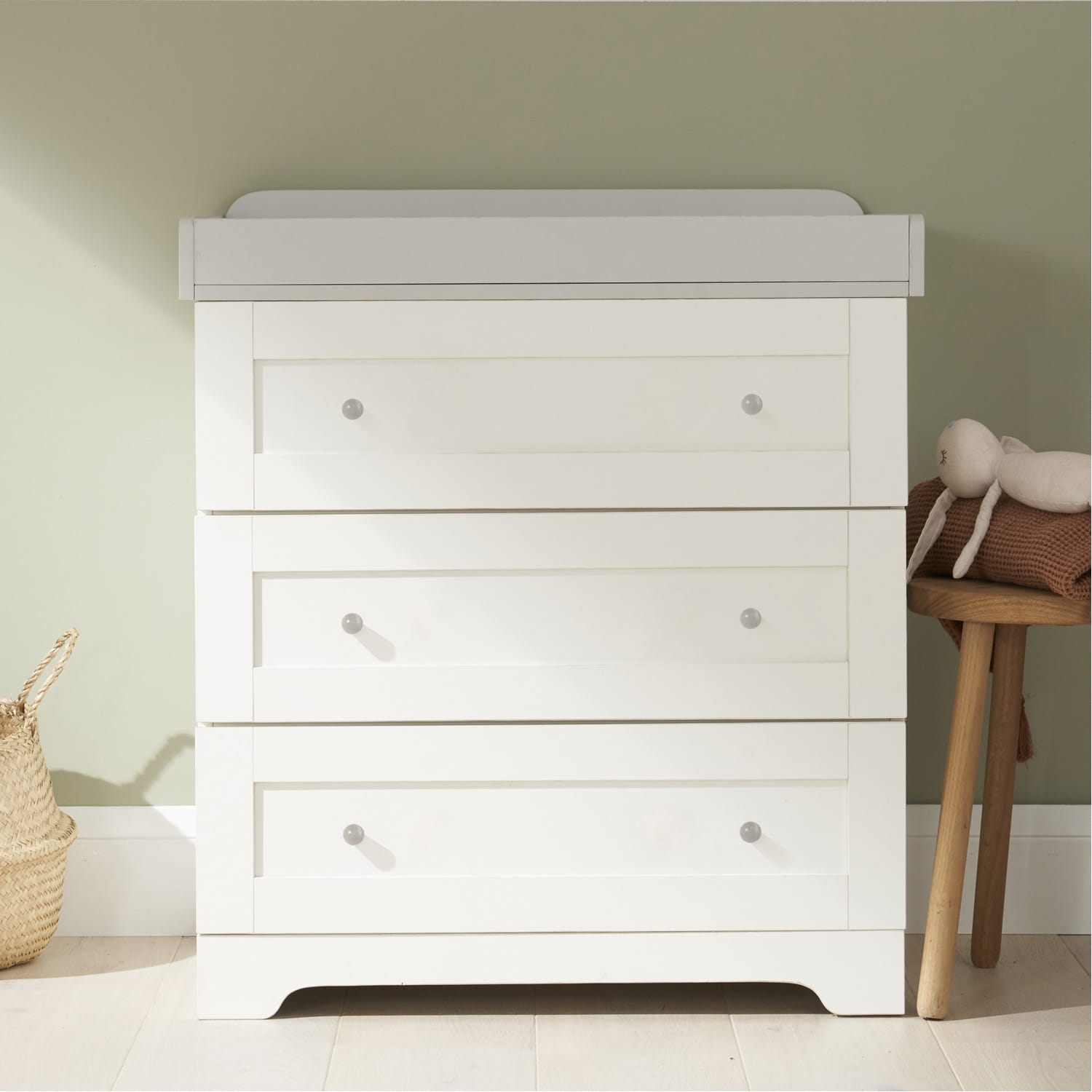 Tutti bambini rio 3 piece room set white dove grey (5)