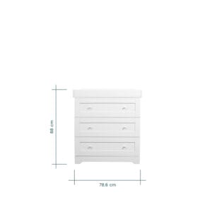 Tutti bambini rio chest changer white
