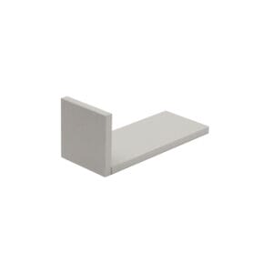 Tutti bambini rio set of three l shaped wall shelves dove grey (4)