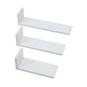 Tutti bambini rio set of three l shaped wall shelves white (2)