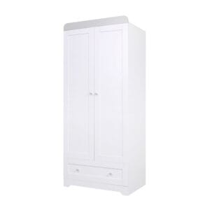 Tutti bambini rio wardrobe white dove grey (2)