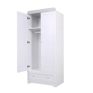Tutti bambini rio wardrobe white dove grey (3)