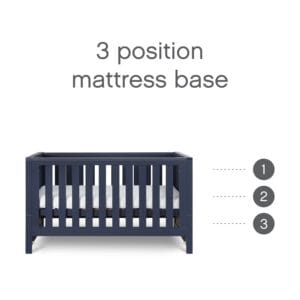 Tutti bambini tivoli cot bed navy (14)