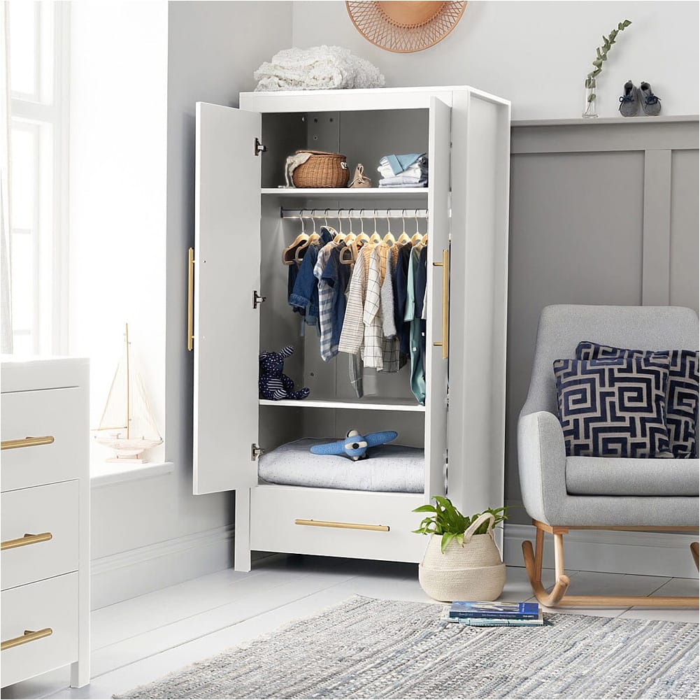 Tutti bambini tivoli wardrobe white (1)