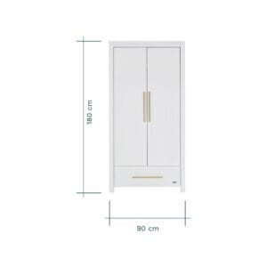 Tutti bambini tivoli wardrobe white (6)