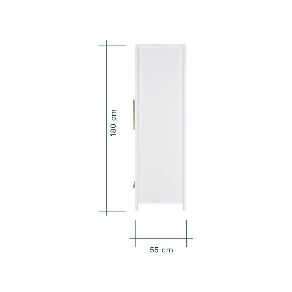 Tutti bambini tivoli wardrobe white (7)