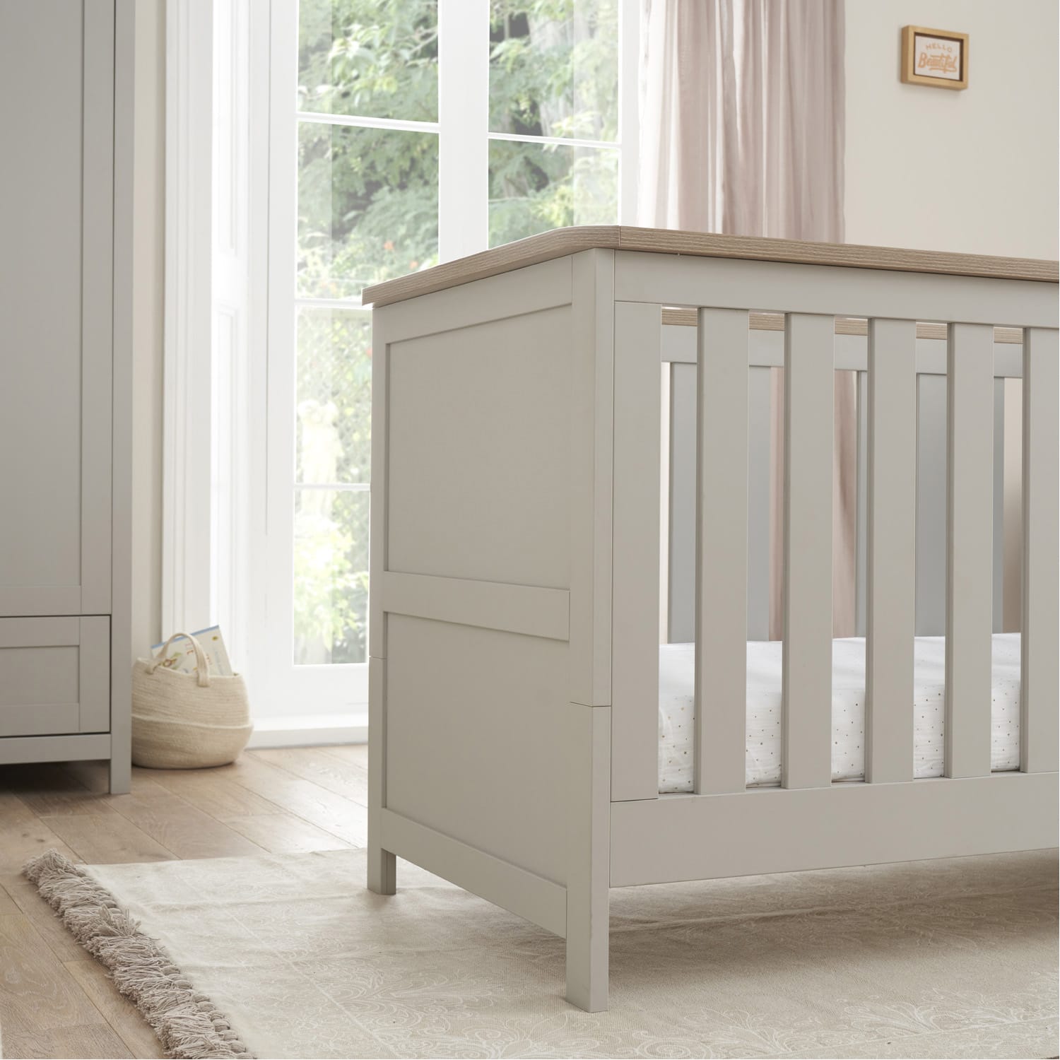 Tutti bambini verona cot bed dove grey oak (4)