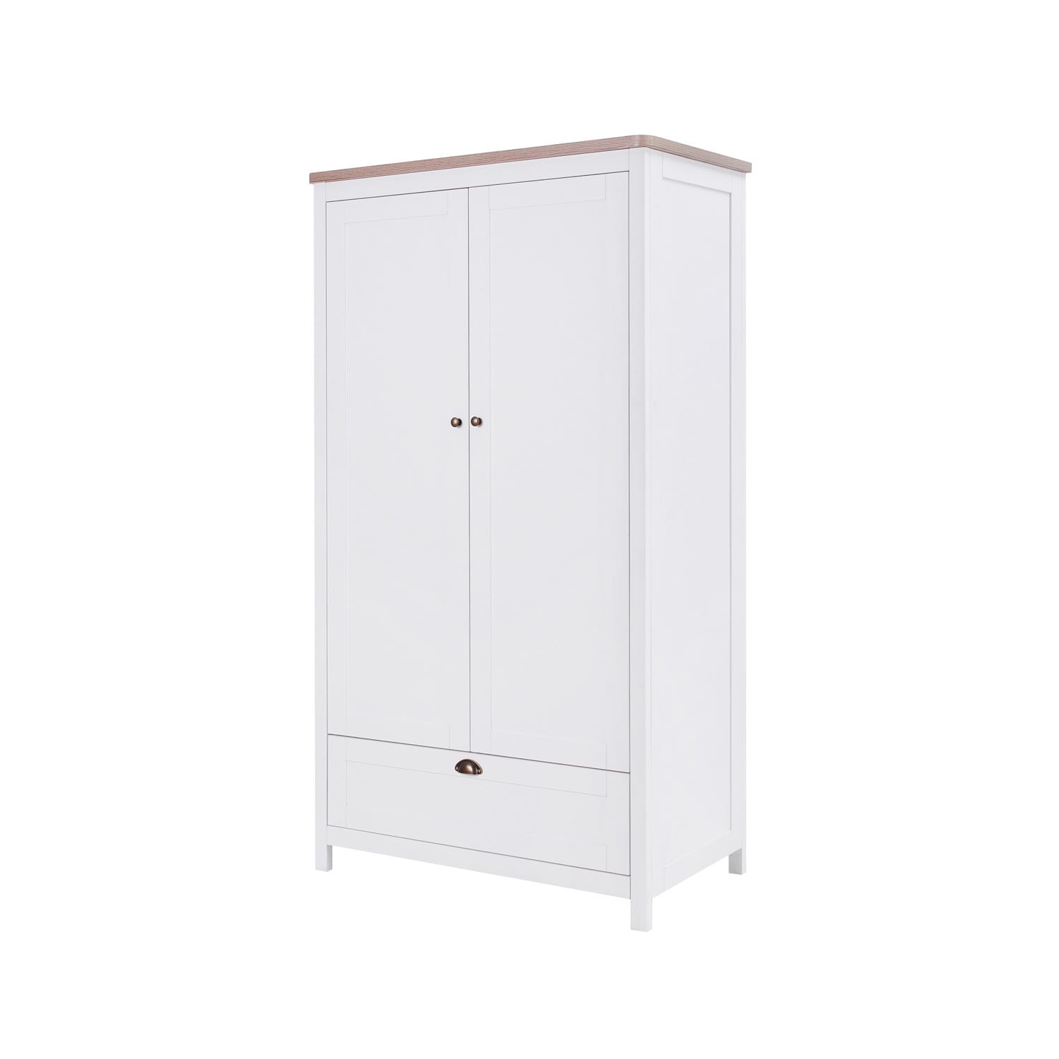 Tutti bambini verona wardrobe white oak (1)