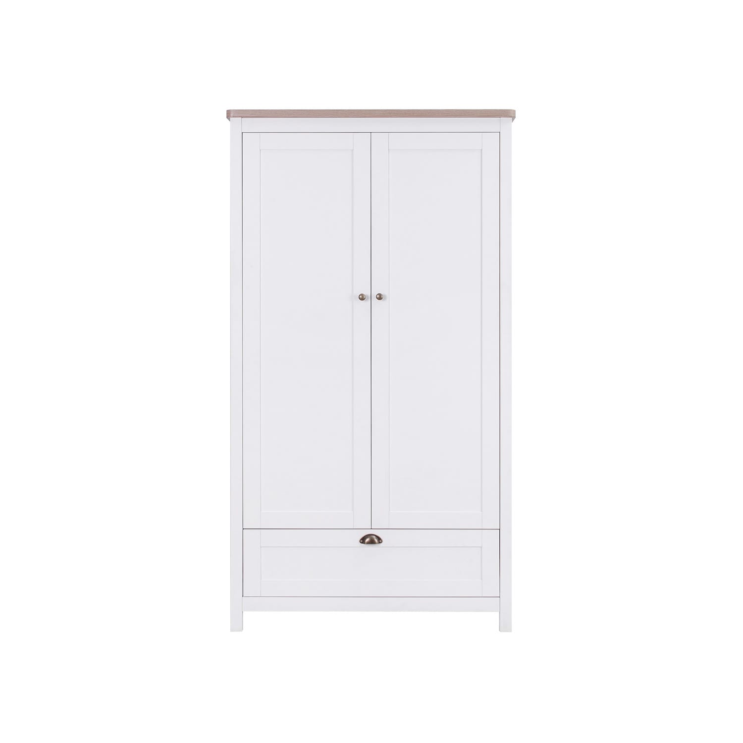 Tutti bambini verona wardrobe white oak